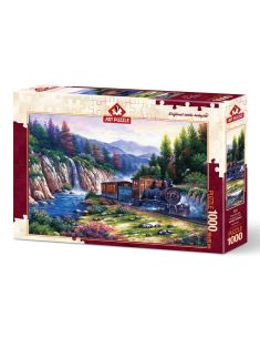 Пъзел Art Puzzle 1000 части Пътуване с влак