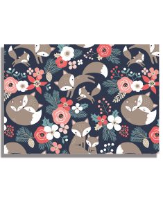 Блок за рисуване №4 Rainbow - Foxes, 190 g, 10 листа