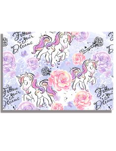 Блок за рисуване №4 Rainbow - Unicorn Follow your Dreams, 190 g, 10 листа