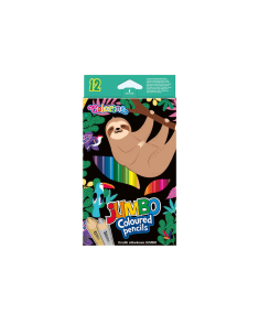 Цветни моливи Jumbo Wildkid Colorino