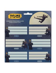 Ученически етикети ARS UNA Ninjas in the Dark (5457) 