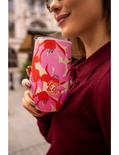 Чаша за кафе Coolpack - MISS 500 ml - FLORES ROSA
