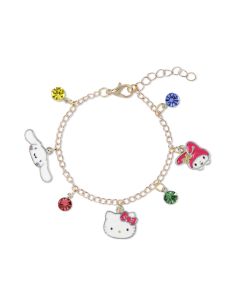 Гривна с талисмани Hello Kitty, My Melody и Cinnamoroll