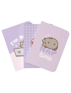 Комплект 3 бр. A6 бележник Pusheen Moments 