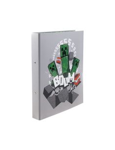 Папка класьор с рингове Minecraft Creeper Boom