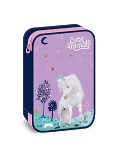 Ученически несесер с един цип на две нива Ars Una Unicorn (5448) 