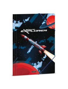 Папка с ластик A4 Ars Una Space explorer (5552) 