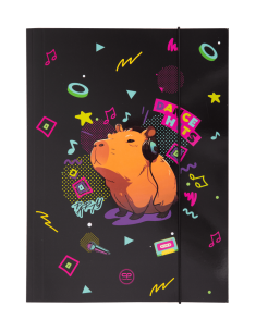 Папка с ластик A4 Coolpack - CAPYBARA MUSIC