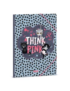 Папка с ластик Ars Una Think-Pink (5285) 