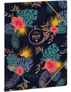 Папка с ластик А4 Ars Una Aloha night (5088) 