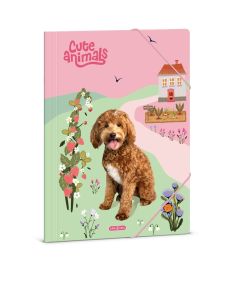 Папка с ластик A4 - ARS UNA - Doggie (5458) 
