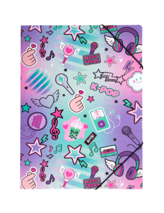 Папка с ластик A3 Coolpack K-POP BRIGHT