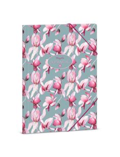 Папка с ластик Ars Una Rosy Magnolia (5252) 