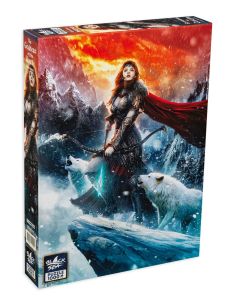 Пъзел Black Sea Puzzles от 1000 части - Богинята на Севера, Душан Маркович
