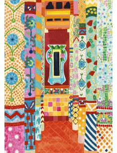 Пъзел Pieces and Peace Musica - Barcelona 1000 ч; Илюстратор: Hebe Studio