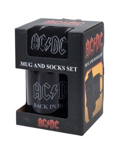 AC/DC подаръчен комплект чаша и чорапи