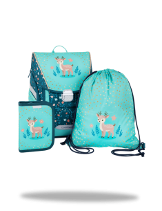 Ученическа раница с аксесоари Coolpack - Primo Ultra Base - DEER
