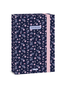 Кутия с ластик А4 Ars Una Navy bloom (5561) 