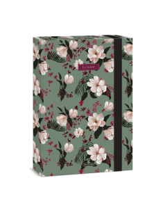 Кутия с ластик А4 Ars Una Flowery green (5535) 
