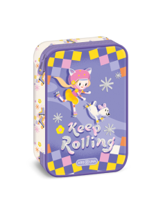 Ученически несесер с един цип на две нива Keep Rolling (5530) 