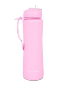 Сгъваема силиконова бутилка COOLPACK - PUMP - Powder pink