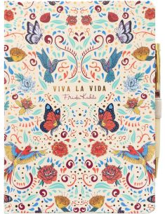 Тефтер A5 с химикал Grupo Erik Frida Kahlo Viva La Vida