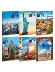 Тетрадка А4 Cities of the world (5325)