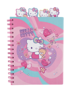 Тетрадка А5 със спирала PP 100 листа Hello Kitty Pastel_3