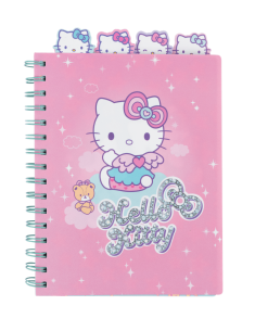 Тетрадка А5 със спирала PP 100 листа Hello Kitty Pastel_1