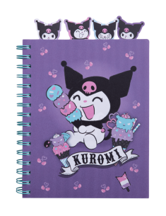 Тетрадка А5 със спирала PP 100 листа Kuromi_1