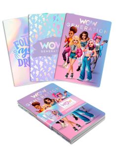Комплект 3 тетрадки А5 WOW Generation