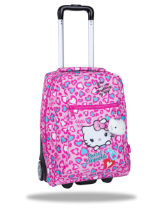 Ученическа раница на колела Coolpack - Compact - Hello Kitty Pink