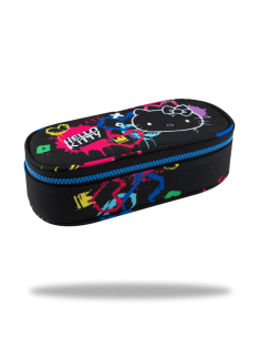 Ученически несесер Coolpack - Campus - Hello Kitty Neon Black
