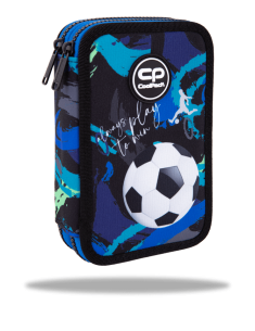 Ученически несесер с пособия COOLPACK - JUMPER 2 - FOOTBALL NAVY
