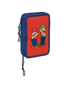 Ученически несесер с пособия Super Mario Bros Mamma Mia, 2 отделения