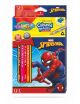 Цветни моливи 12 +1 цвята и острилка Spiderman Disney Colorino