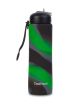 Сгъваема силиконова бутилка COOLPACK - PUMP - Boys Zebra Green